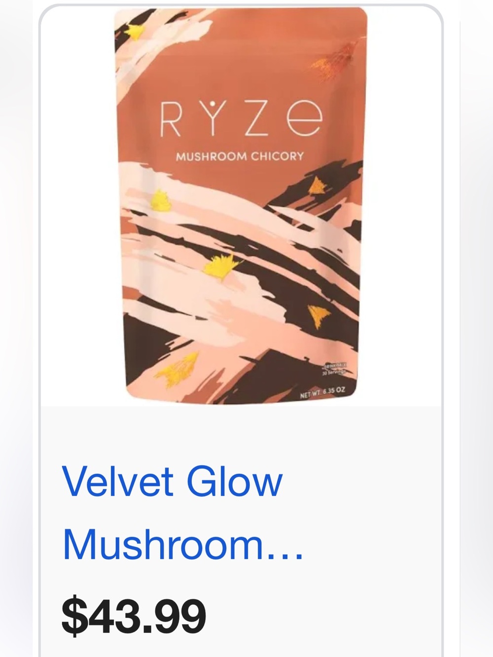 Mushroom Chicory Velvet Glow - Pink and Brown Blend